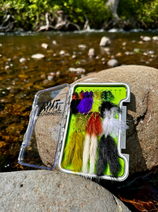 Streamers and Medium Silicone Fly box