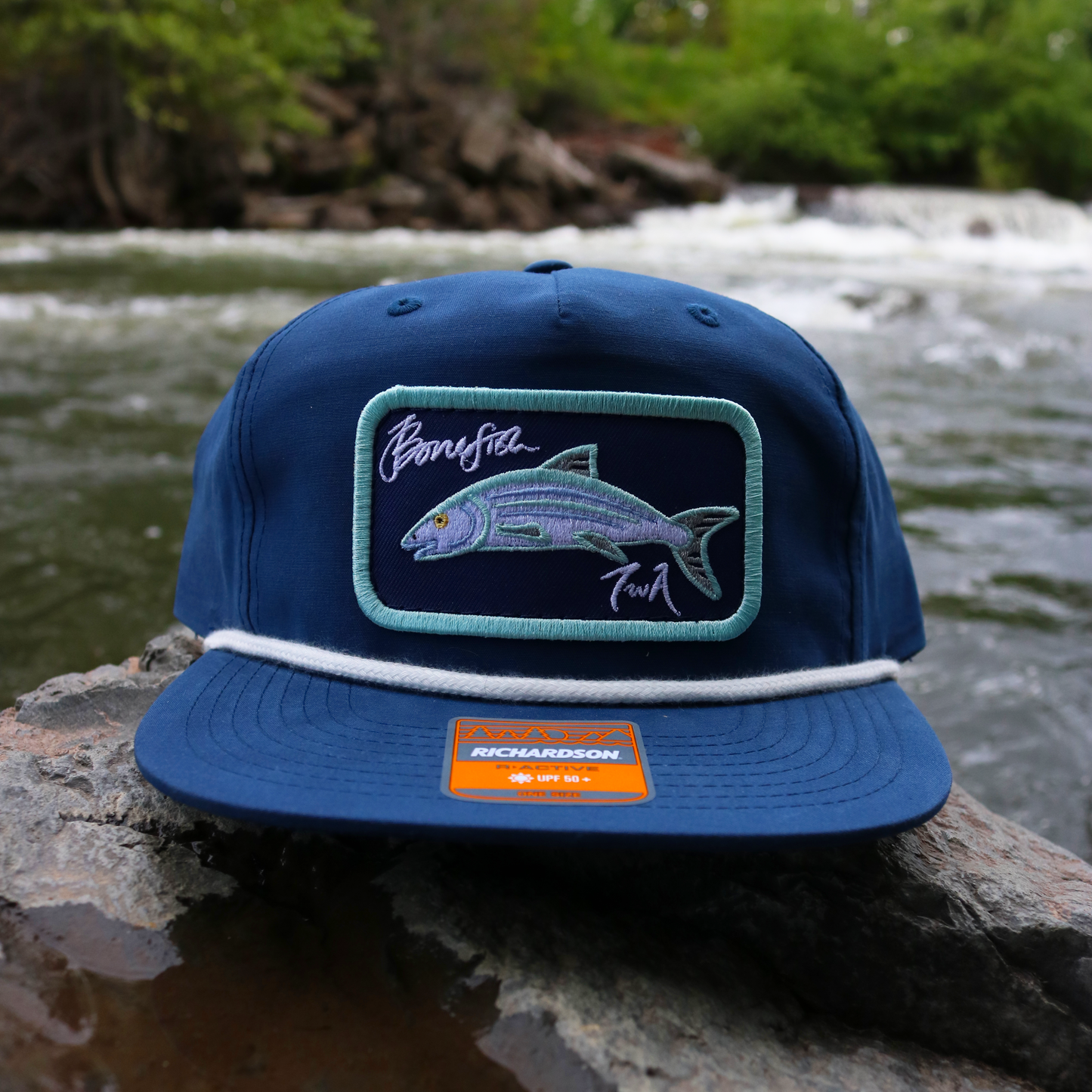 Bonefish Patch Soft Top Rope Hats